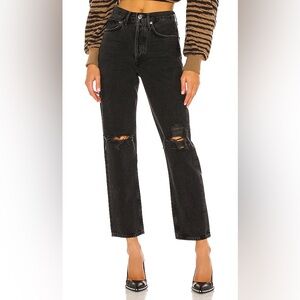 Agolde 90s Mid Rise Loose Jean in Smokestack